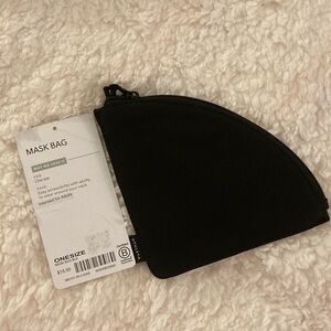 Athleta Black Mask Bag